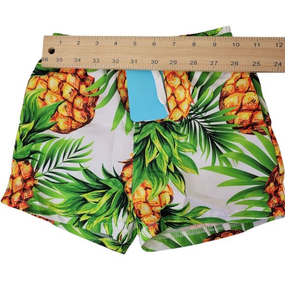 IFFEI Boys "Family Matching" Pineapple Print Swim Shorts, Size 3T-4T - Picture 7 of 9